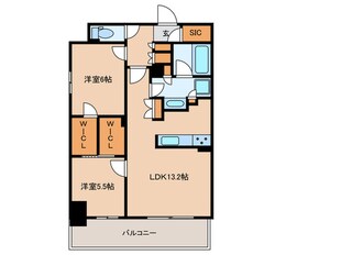 パークアクシス新宿百人町の物件間取画像